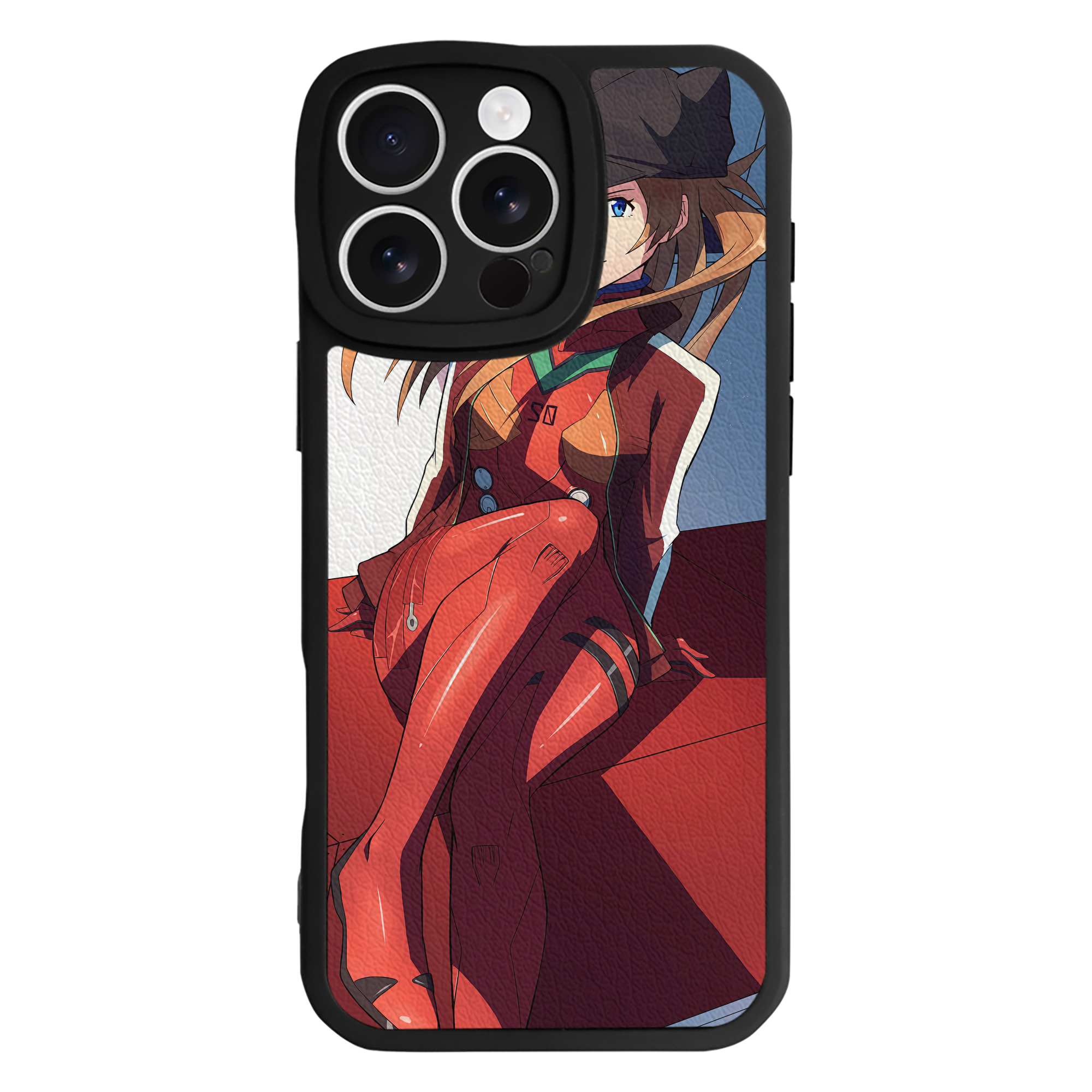 （画像用） EVA 新世紀エヴァンゲリオン 【iPhone 16シリーズ対応】シリコンスマホケース（レザー調） 材質：シリコン